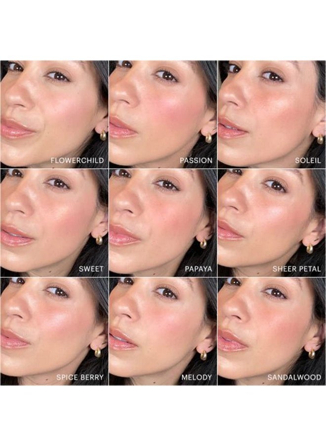 Blush (Spice Berry) - Pressed Powder Blush For Cheeks, High Pigment Mineral Face Makeup Creates A Natural, Healthy Glow