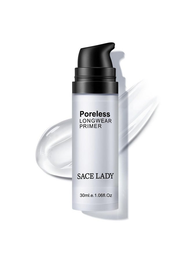Matte Makeup Base Primer For Face Sacelady Face Primer For Oily Skin - Pore Minimizer, Oil Control Make Up Primer To Hide Wrinkles And Fine Lines - Cruelty Free Cosmetics - 1.01Fl Oz