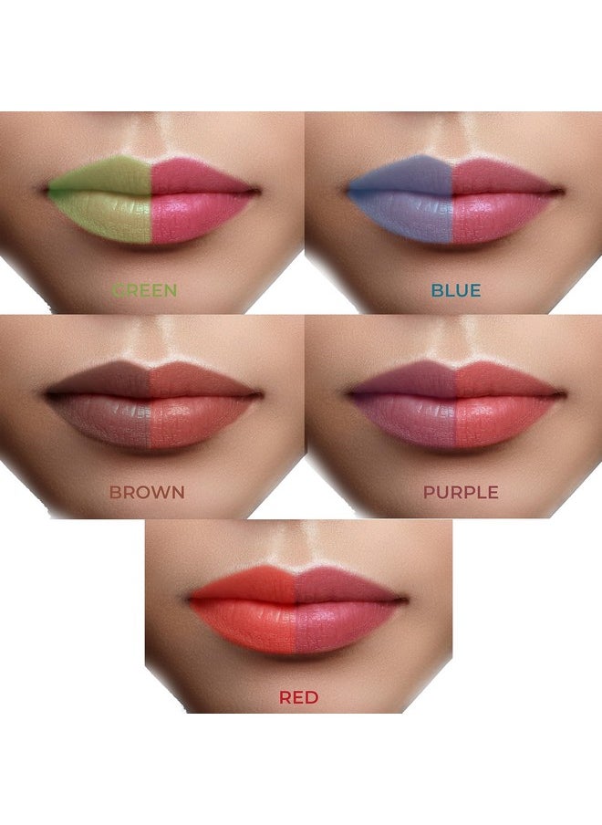 Color Changing Lipstick | Long Lasting 12 Hour Wear | Aloe Vera Moisturizing & Hydrating | Made In Usa | Green