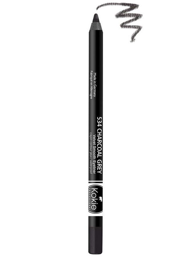 Cosmetics Waterproof Velvet Smooth Eyeliner Pencil, Charcoal Grey, 0.042 Ounce