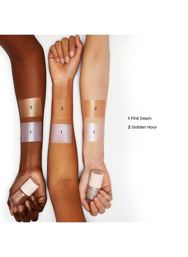 Liquid Rays Highlighter, Highlight Stick For Face Contour & Shimmer, Glow Illuminator, Korean Makeup, Buildable, Long Lasting, Cruelty Free Formula, Easy Applicator, Golden Hour