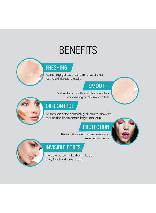 Invisible Pore Foundation Primer All Matte Face Primer, Oil- Control And Smooth Face Primer Gel 12Ml/0.4Fl Oz