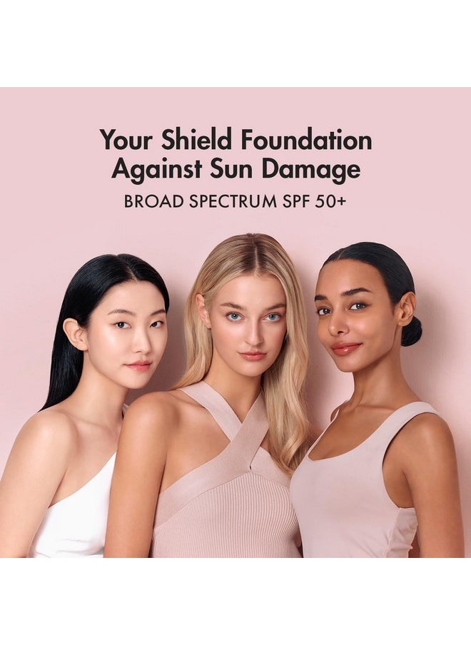 Age20'S Signature Essence Pact Spf 50+ | Cream Foundation, Dewy Finish, Natural Coverage | Korean Cushion Foundation | 1 Refill Included | 27 Medium