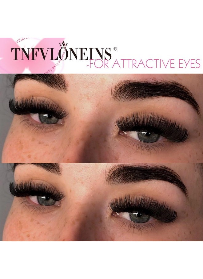 Extension Kit 60D+80D+100D Lash Clusters Thick Eyelash Extension Kit 10-18Mm Individual Lashes Kit 300Pcs Eyelashes Extension With Bond And Seal And Lash Extension Tweezers By Tnfvloneins