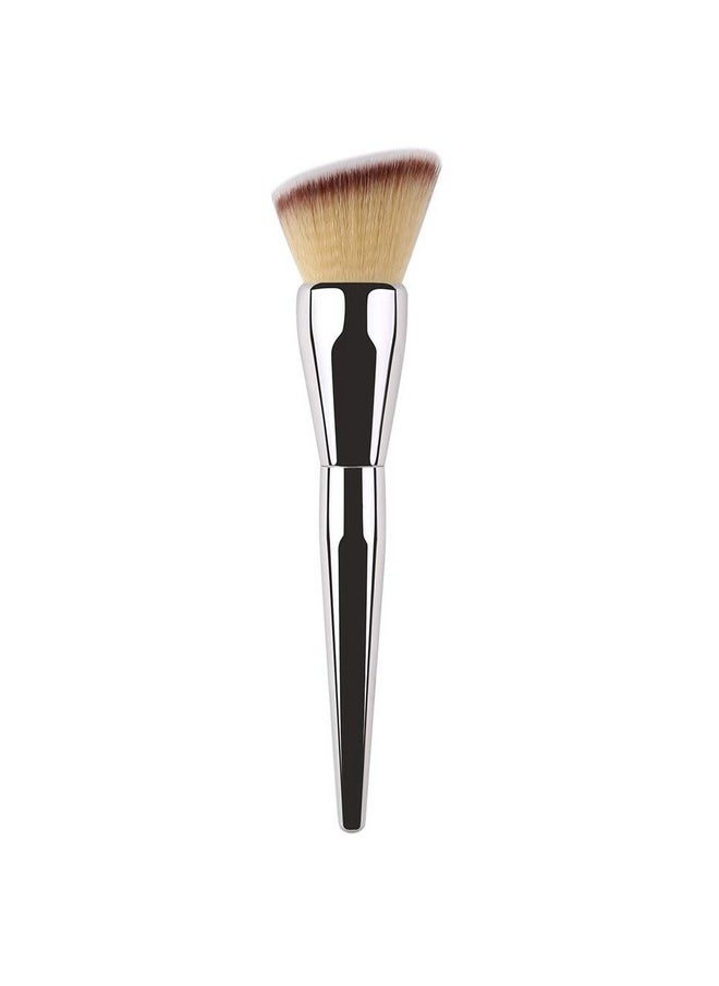 On Brush,Daubigny Large Powder Brush Angled Top Premium Durable Kabuki Makeup Brush Perfect For Blending Liquid,Cream And Flawless Powder,Buffing, Blending,Concealer