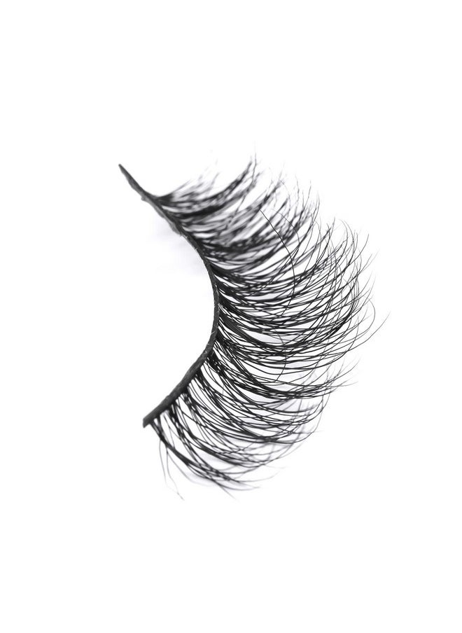 Luxurious 100% Mink Lashes 3D Eyelashes Natural Long 12-16Mm Daily Handmade Messy Corner Dense Thick Fluffy Soft Fake Eye Lashes False Eyelash Cruelty Free Pack,5 Pairs (A12)