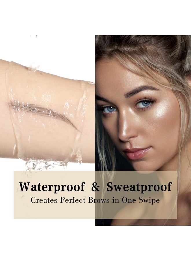 Eyebrow Pencil,Dual-Sided Brow Brush,Long Lasting & Smudge Proof Definer Eye Brow Pen Makeup,Retractable,Ultra Fine Tip,Fills In Sparse Areas And Gaps,Blonde
