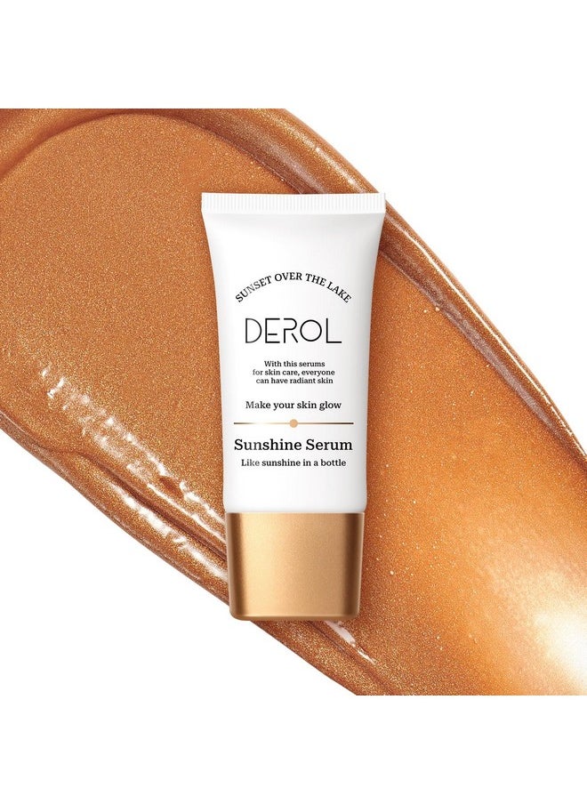 Bronzing Drops, Instant Sunshine Bronzing Drops, Lightweight And Non-Greasy Liquid Bronzer Drops For Face Body, Glow Bronzing Serum Drops For Flawless Skin & A Radiant Finish(Bronze)