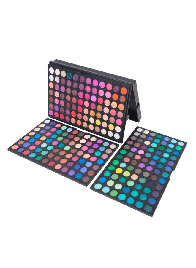 Professional 252 Colors Highlight Eyeshadow Palette Makeup Contouring Kit - Highly Pigmented Nudes Warm Natural Matte Shimmer Cosmetic Eye Shadows Pallet Powder Palette