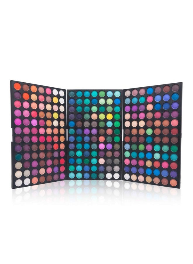 Professional 252 Colors Highlight Eyeshadow Palette Makeup Contouring Kit - Highly Pigmented Nudes Warm Natural Matte Shimmer Cosmetic Eye Shadows Pallet Powder Palette