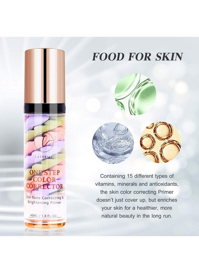 Color Corrector, Isolation Cream, Makeup Primer Skin Tone Correcting And Brightening Primer, Oil Control Moisturizing, Latorice