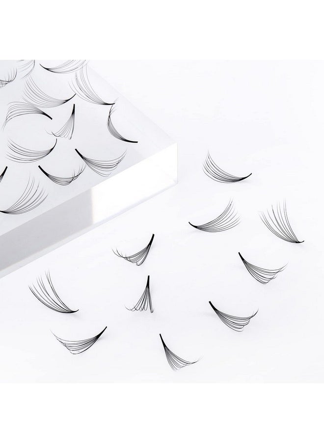 1000 Fans 10D Premade Volume Eyelash Extensions Mixed Tray Premade Fans Eyelash Extensions D Curl Premade Lash Fans Pointed Handmade Promade Loose Fans Thin Base (10D-0.07D,9-16Mm)