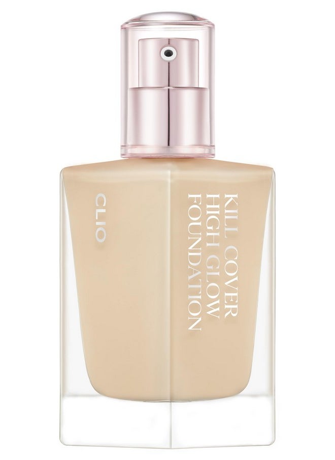 Clio Kill Cover High Glow Foundation (3 Linen, 1.3 Fl Oz)