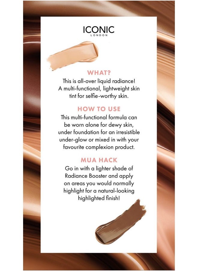 Radiance Booster | Liquid Radiance Lightweight Skin Tint For A Glowy Makeup Look, Cruelty Free, Vegan Makeup (Honey Glow) 30 Ml/ 1.01 Fl Oz