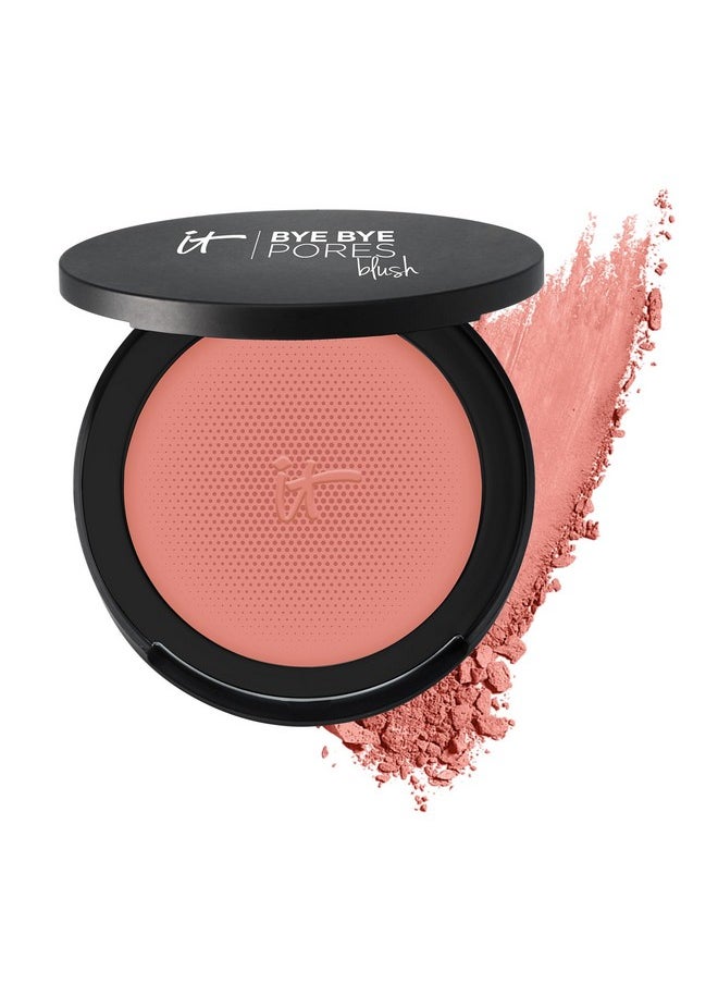 Bye Bye Pores Blush, Naturally Pretty - Sheer, Buildable Color - Diffuses The Look Of Pores & Imperfections - With Silk, Hydrolyzed Collagen, Peptides & Antioxidants - 0.192 Oz