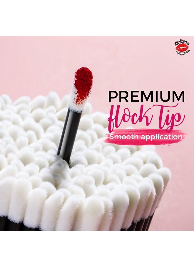 600 Pcs Disposable Lip Wands Lip Applicators Disposable, Lipstick Testers Wands Lint Free Applicators For Makeup Lip Brushes Wands Makeup Beauty Tool Black