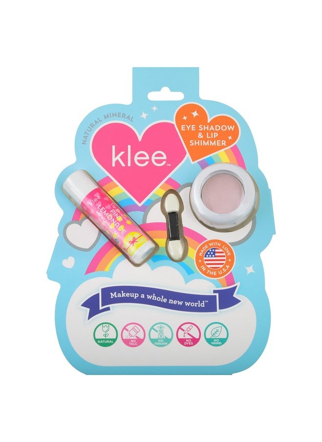 Luna Star Klee Eye Shadow And Lip Shimmer Makeup Kit. Gentle And Non-Toxic. Kid-Friendly. Made In Usa. (Primrose Shimmer)