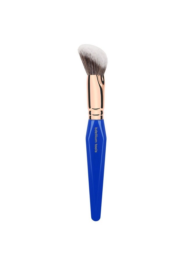 Professional Makeup Brush - Golden Triangle 968 Bdhd Phase Ii - With All Vegan And Soft Synthetic Fibers, For Versatile Application & Blending (Blue, 1Pc)