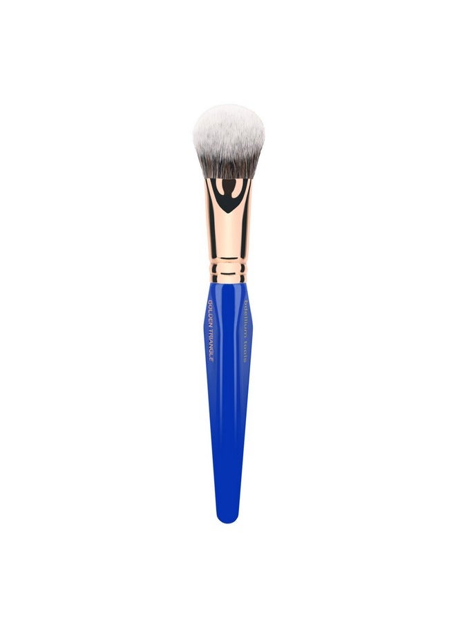 Professional Makeup Brush - Golden Triangle 968 Bdhd Phase Ii - With All Vegan And Soft Synthetic Fibers, For Versatile Application & Blending (Blue, 1Pc)