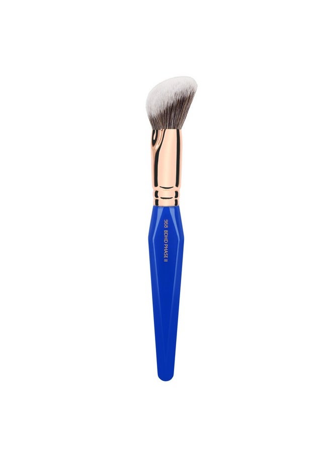 Professional Makeup Brush - Golden Triangle 968 Bdhd Phase Ii - With All Vegan And Soft Synthetic Fibers, For Versatile Application & Blending (Blue, 1Pc)