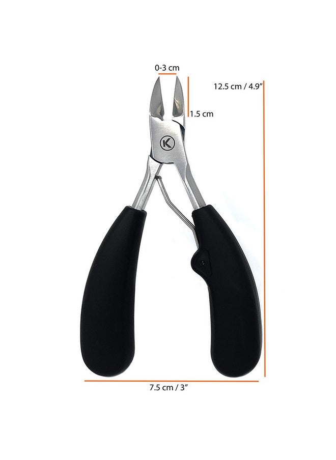 Podiatrist Toenail Clippers, Ingrown Toe Nail Clippers For Thick Nails - Whs-800 Large, Professional, Podiatrist, Heavy Duty Toenail Clippers For Seniors & Adults