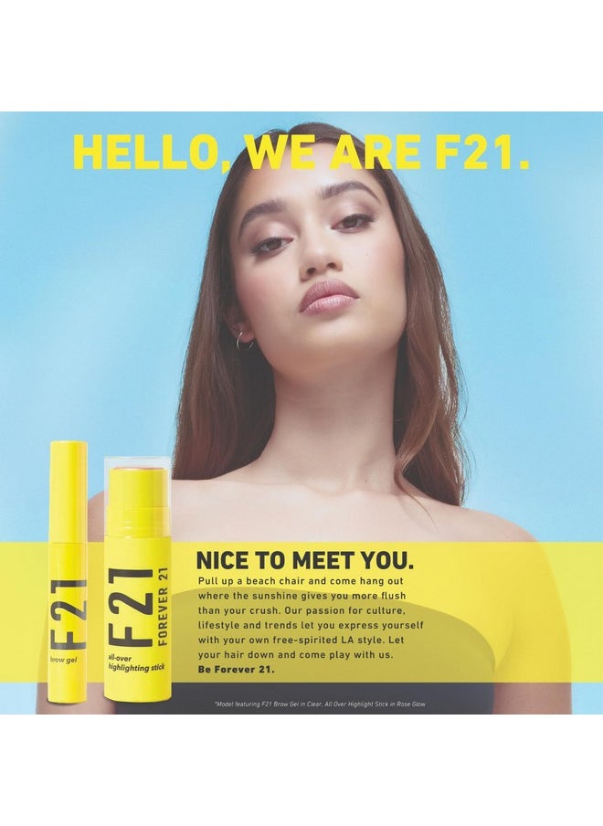 - F21 - Beauty Lip Gloss Set, Pack Of 3 Tubes, Clear And Tinted Shades, Hydrating, Plumping, Non-Sticky Formula For Glossy Shine, Clearly/Angelic/Cherry
