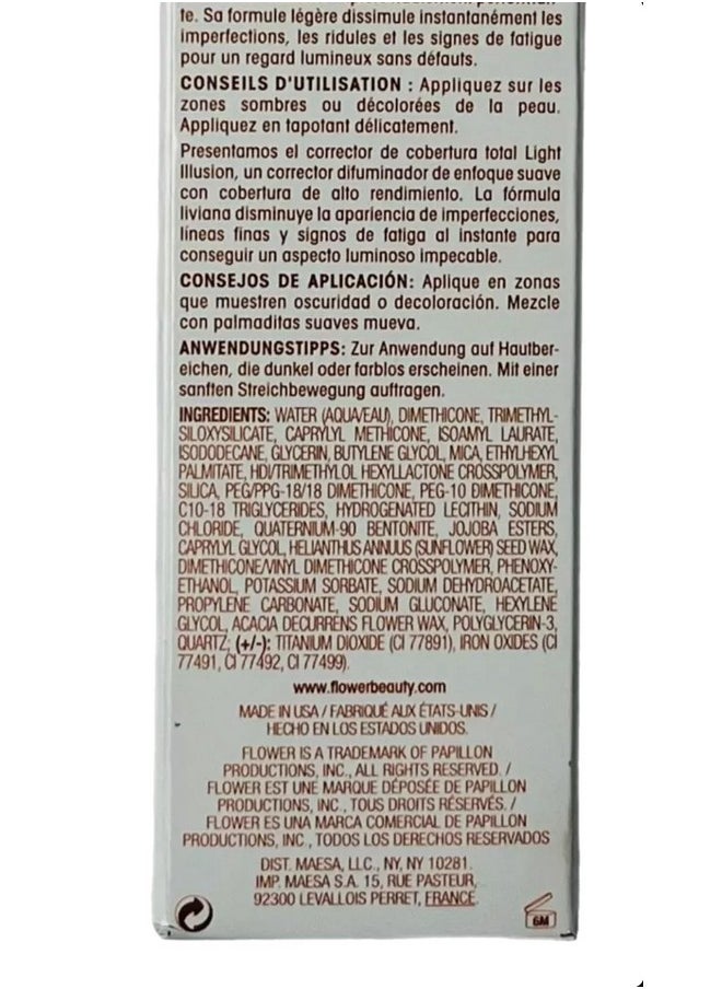Light Illusion Full Coverage Concealer - Almond
