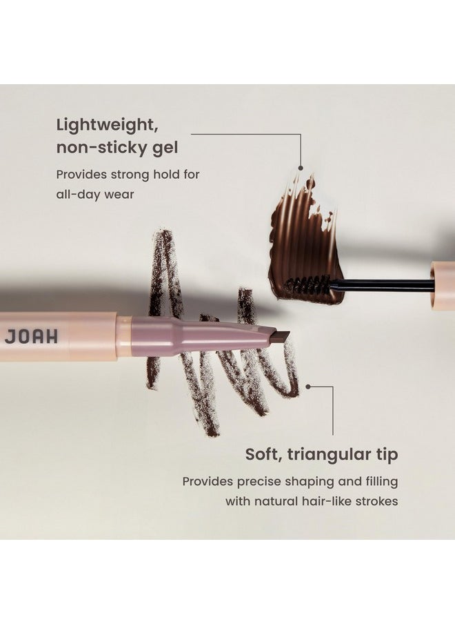 Brow Down To Me Dual Brow Pencil And Gel, Ash Brown