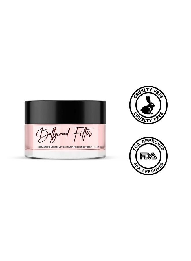 Bollywood Filter Face Primer 15Gm | For A Flawless & Smooth Skin | Blurs Fine Lines, Wrinkles & Pores Instantly | Hydrating, Lightweight & Non-Sticky | Cruelty-Free