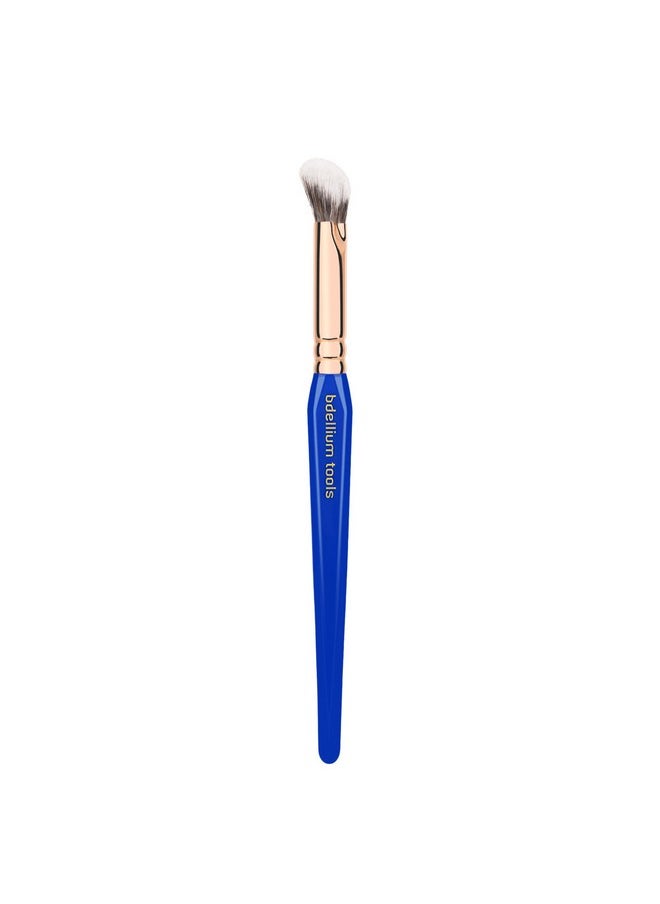 Professional Makeup Brush - Golden Triangle Series 788 Bdhd Phase Iii - With All Vegan And Soft Synthetic Fibers, For Blend & Soften (Blue, 1Pc)