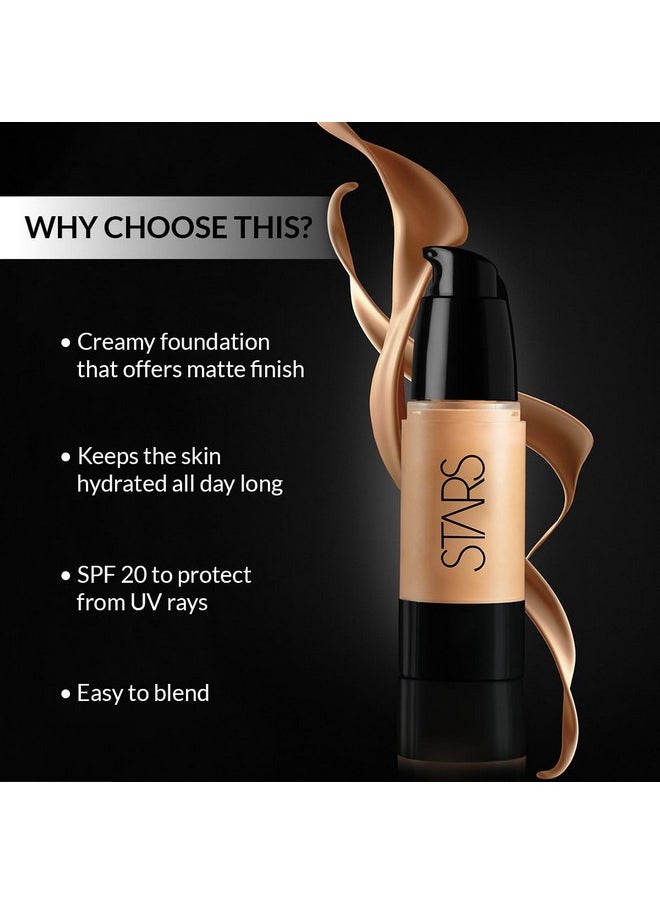 Micro Foundation Liquid Professional Light Weight Natural Dewy Finish Skin Hydrating Long Lasting Full Coverage Face Make Up For All Skin Types (Moroccan 30Ml)