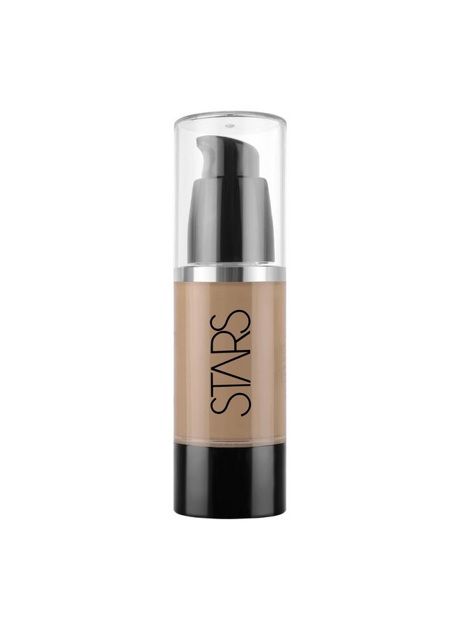 Micro Foundation Liquid Professional Light Weight Natural Dewy Finish Skin Hydrating Long Lasting Full Coverage Face Make Up For All Skin Types (Moroccan 30Ml)