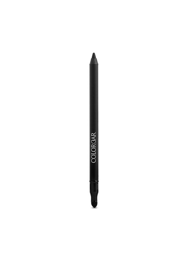 Just Smoky Kajal, Just Black, 1.2G | Waterproof & Smudge Proof | Soft & Velvety Texture | Long Lasting Kajal