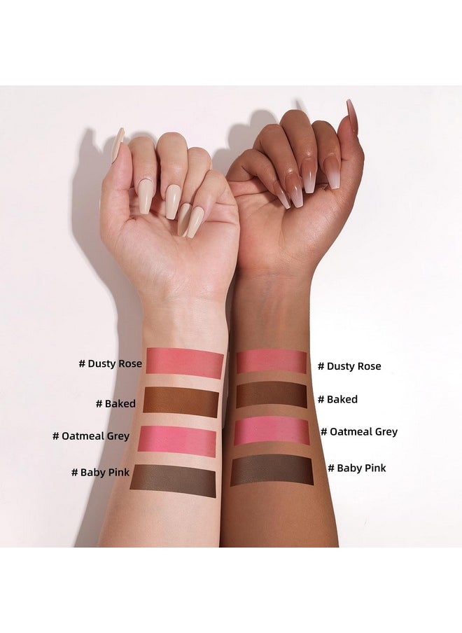 Cream Contour Stick Duo-Cream Blush Stick & Bronzer Shaping Stick-Creamy & Pigmented, Long Lasting & Vegan Face Make Up Sticks