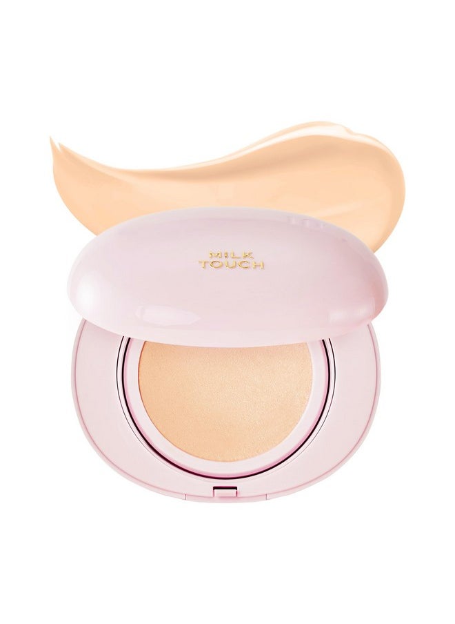 Milky Glow Cushion Foundation For Real Glass Skin - No Oxidation, Radiant Finish, Long-Lasting, Non-Creasing - Glutathione & Vitamin Complex Hydrating Skincare Benefits (19W Warm Ivory)
