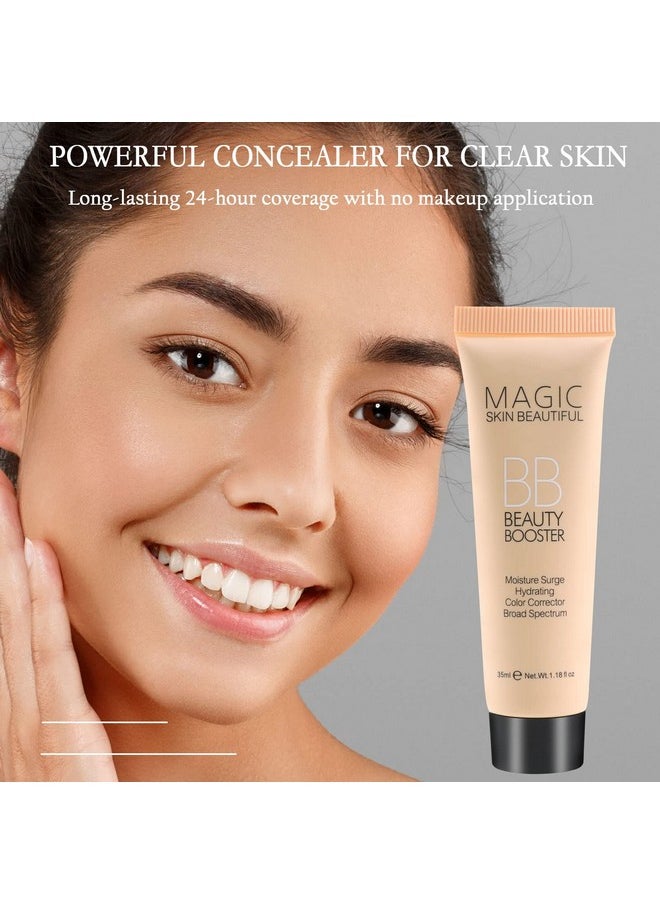 Hydrating Bb Cream, Full-Coverage Foundation&Concealer, Color Correcting Cream, Tinted Moisturizer Bb Cream For All Skin Types - Evens Skin Tone