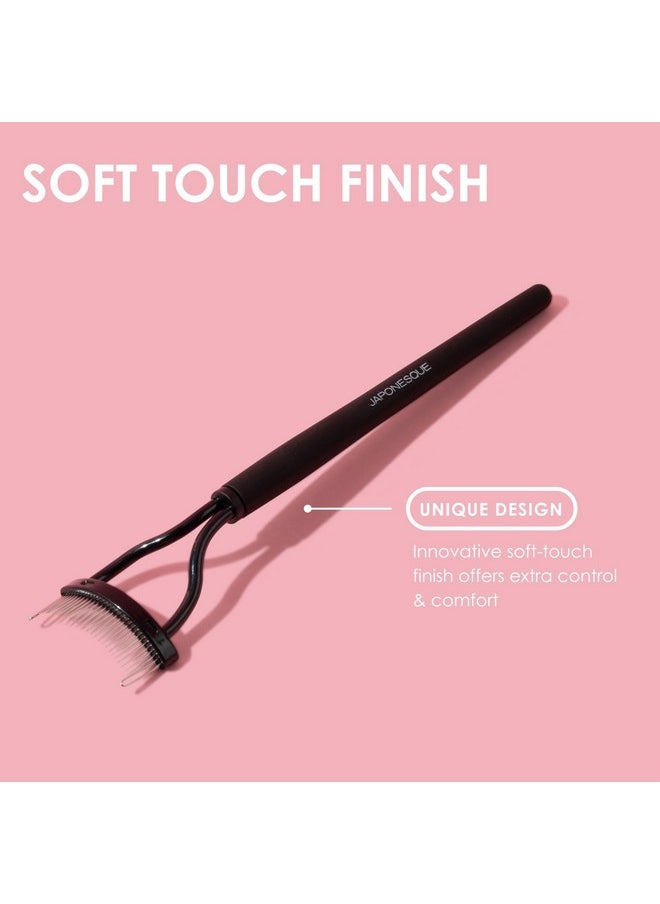 - Velvet Touch Lash Separator (0.43 X 5.79 X 1.18 Inches) - Eyelash Comb Lash Separator Tool, Remove Mascara Clumps, Arc Lash Brush (Black)