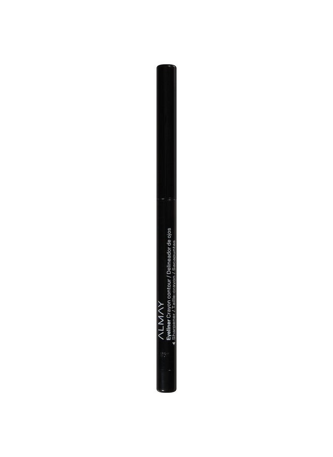 Eyeliner Pencil, Eye Makeup Stocking Stuffers For Women, Built-In Sharpener, Hypoallergenic, Water Resistant, 205 Black, 0.01 Fl Oz