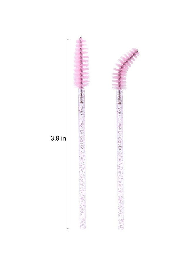 Osable Eyelash Brush Mascara Wands Spoolies For Eye Lashes Extension Eyebrow Purple Pink Tbestmax