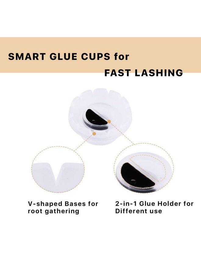 3-In-1 Lash Mannequin Head, Upgraded Eyelash Mannequin Head With Lash Glue Rings Eyelash Extension Tray, Eye Lash Extension Starters Kit For Practicing