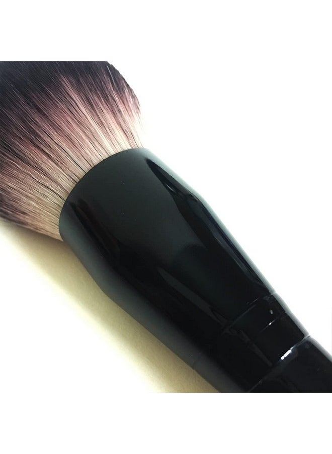 Large Size Luxurious Premium Kabuki Brush Mink Makeup Brushes Powder Brush Foundation Brush Blush Brush Face Blender Brush Mineral Blending Buffing Brush Multi-Function Cosmetics Tools Full