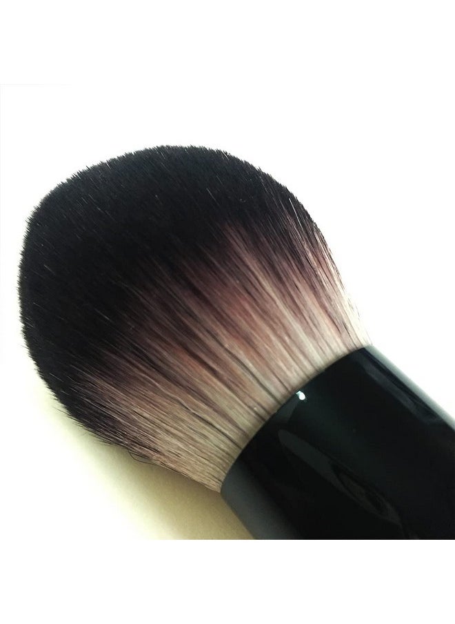 Large Size Luxurious Premium Kabuki Brush Mink Makeup Brushes Powder Brush Foundation Brush Blush Brush Face Blender Brush Mineral Blending Buffing Brush Multi-Function Cosmetics Tools Full