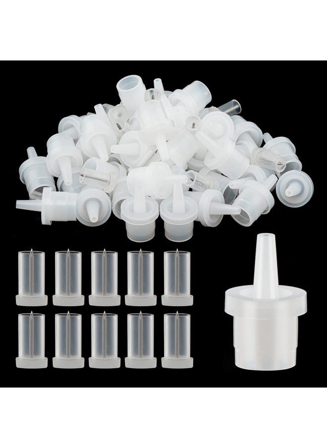 60 Pieces Lash Glue Bottle Replacement, Lash Glue Bottle Nozzle Caps, Lash Glue Nozzle Tips, Eyelash Glue Bottle Plug Mouth Tips, Lash Glue Bottle Pins, Lash Extension Supplies