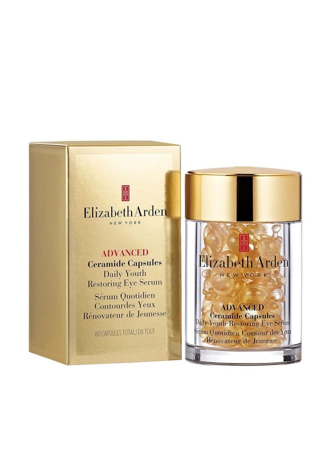 Advanced Ceramide Eye Serum Capsules, Youth Restoring Daily Skin Care, 60 Count