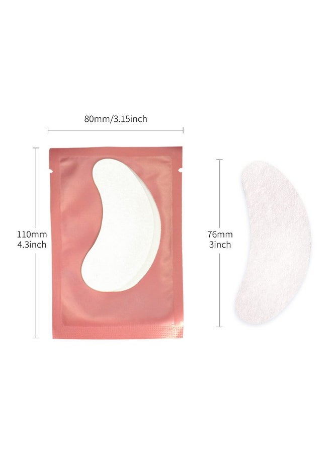 50 Pairs Pink Hydrogel Eye Patch Eyelash Extension Natural Lint Free Under Eye Gel Pads Lash Extension Supplies & Beauty Tools