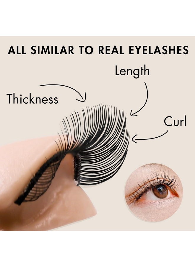 Multifunction Replaced Eyelids Makeup For Training Head Removable Realistic Eyelids Eyelash Training (3 Pair (Pack Of 1))