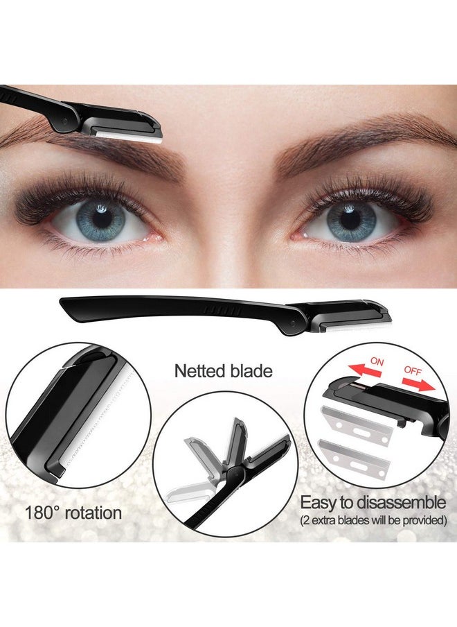 Eyebrow Kit, Multipurpose Exfoliating Dermaplaning Tool Face Kits For Women Girl, Eyebrow Grooming Set (9 In 1)