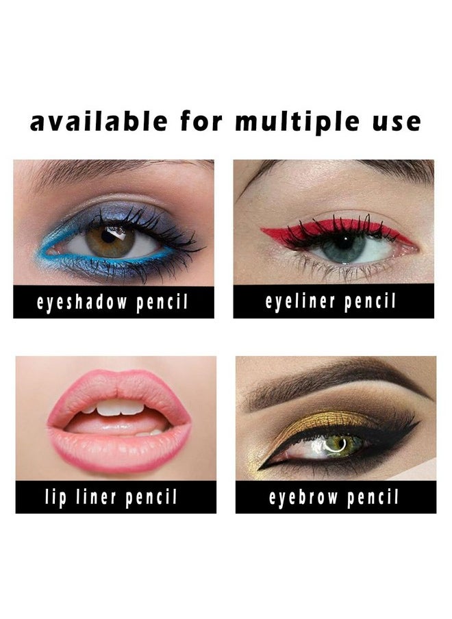 Eyeliner Pencils - 12 Colors Retractable Eye Makeup Liners For Women, Easy Apply Colored Eyebrow Pencil Waterproof Soft Crayon Eye Shadow Set