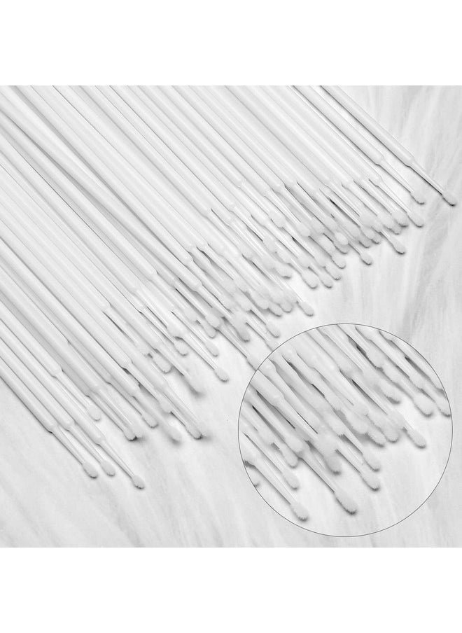 600 Pcs Disposable Micro Applicators Brush Eyelash Extension Individual Applicators Mascara Brush For Make Up And Clean And Compatible And Personal Care (White)