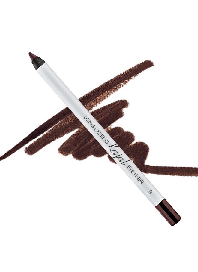 Long Lasting Gel Eyeliner Kajal - Smudgeproof & Waterproof - High Pigment Formula For Vibrant Eye Look - With Intense Color Payoff & Easy Application, 402-1.4G/0.05Oz